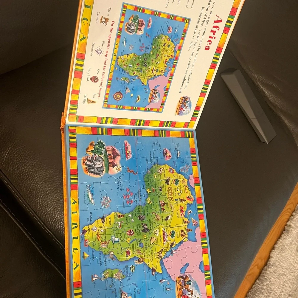 - 7 continents of the world puzzles